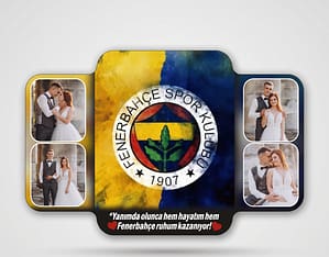 Fenerbahçeli Çiftlere Özel Anı Tablosu