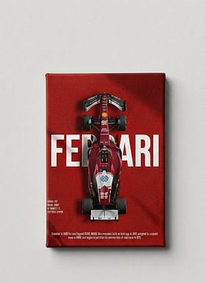 Ferrari Formula 1 Kanvas Tablo